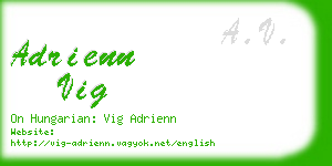 adrienn vig business card